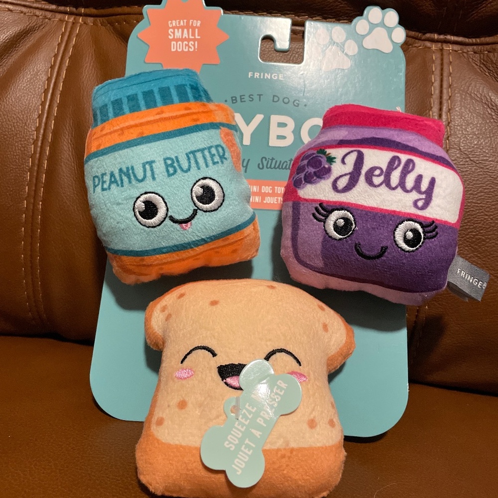 Peanut Butter Jelly Mini Toy Set by Fringe Studio